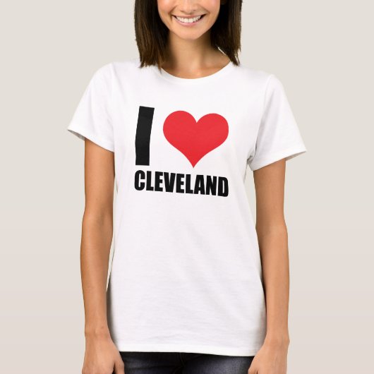 I Liebe Cleveland T-Shirt (Vorderseite)