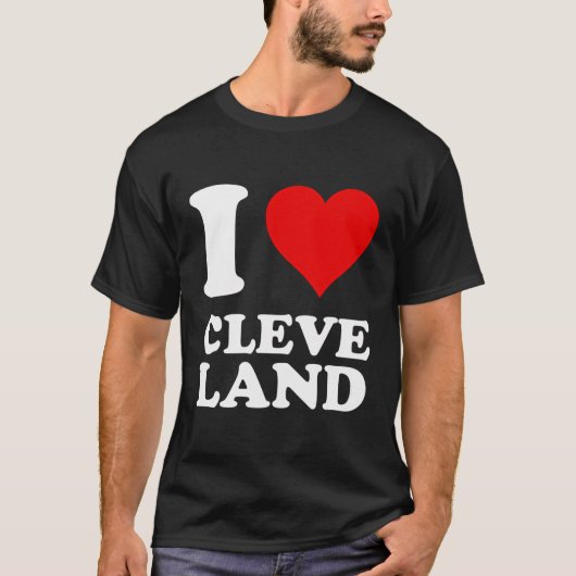 I Liebe Cleveland T-Shirt (Vorderseite)