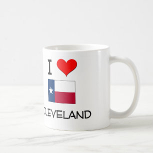 I Liebe Cleveland Texas Kaffeetasse