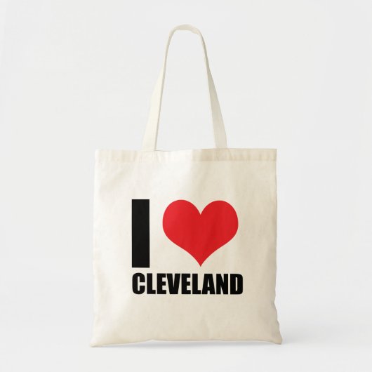 I Liebe Cleveland Tragetasche (Vorne)