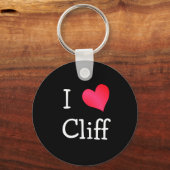 I Liebe Cliff Schlüsselanhänger (Vorderseite)