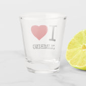 I LIEBE CLIMBING SCHNAPSGLAS (Rückseite)