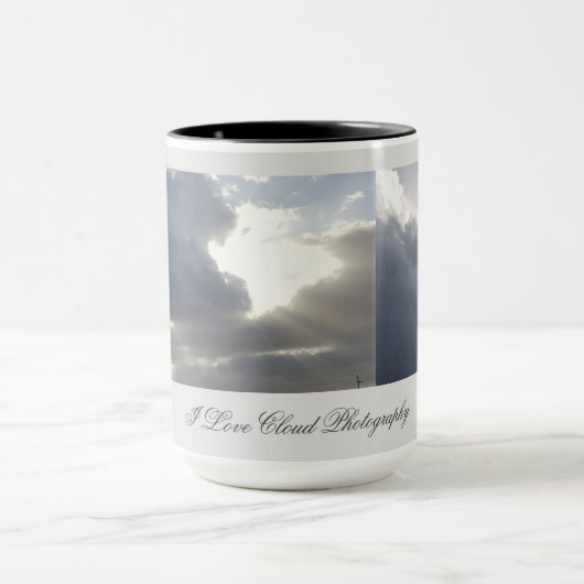 I Liebe Cloud-Fotografie-Cup Tasse (Zentrum)