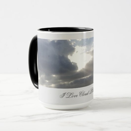 I Liebe Cloud-Fotografie-Cup Tasse (Vorderseite Links)