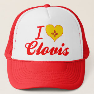 I Liebe Clovis, New-Mexiko Truckerkappe