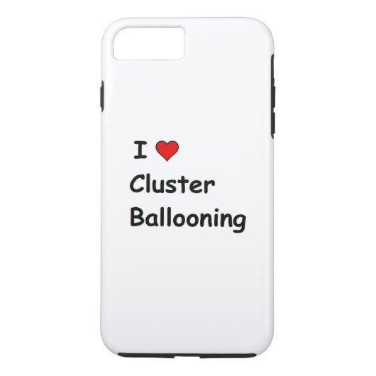 I Liebe Cluster Ballooning Case-Mate iPhone Hülle (Rückseite)