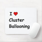 I Liebe Cluster Ballooning Mousepad (Mit Mouse)