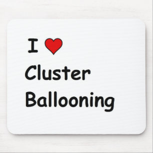 I Liebe Cluster Ballooning Mousepad