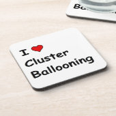 I Liebe Cluster Ballooning Untersetzer (Linke Seite)