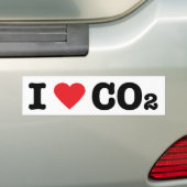 I Liebe CO2 Autoaufkleber (Auf Auto)
