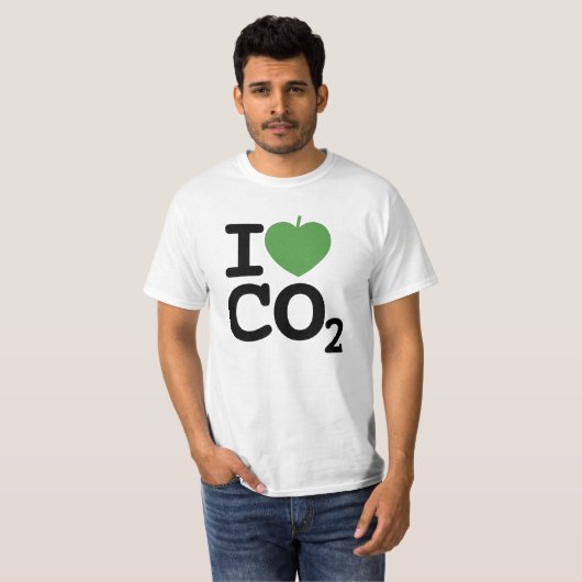 I Liebe CO2 - I Bleibe Kohlendioxid - Wert der Män T-Shirt (Vorne ganz)