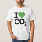 I Liebe CO2 - I Bleibe Kohlendioxid - Wert der Män T-Shirt (Vorderseite)