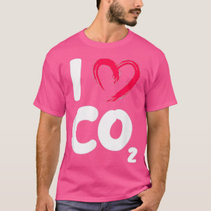 I Liebe CO2-Kohlendioxidemissionen - Welttag des K T-Shirt