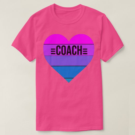 I Liebe Coach T-Shirt (Design vorne)