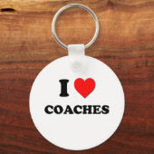 I Liebe Coaches Schlüsselanhänger (Vorderseite)