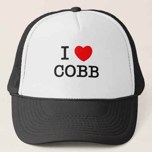I Liebe Cobb Truckerkappe (Vorderseite)