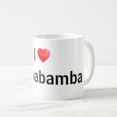 I Liebe Cochabamba Kaffeetasse (VorderseiteRechts)