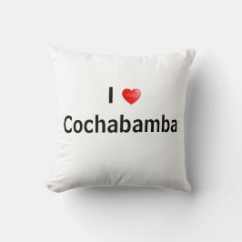 I Liebe Cochabamba Kissen