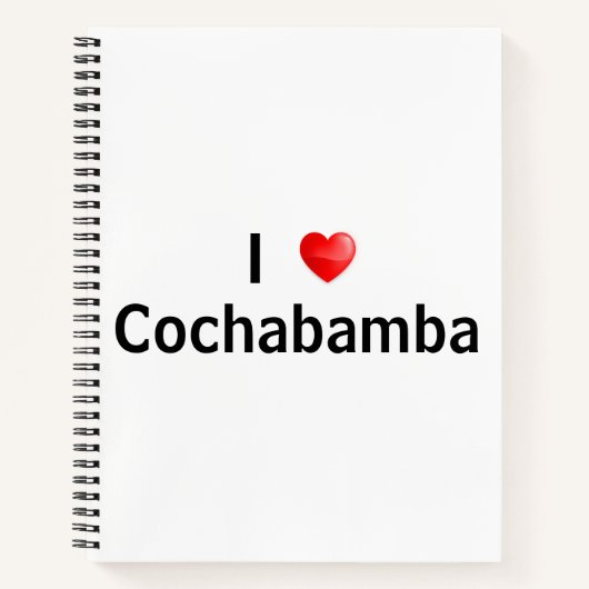 I Liebe Cochabamba Notizblock (Vorderseite)