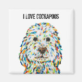 I Liebe Cockapoos Magnet (Vorne)