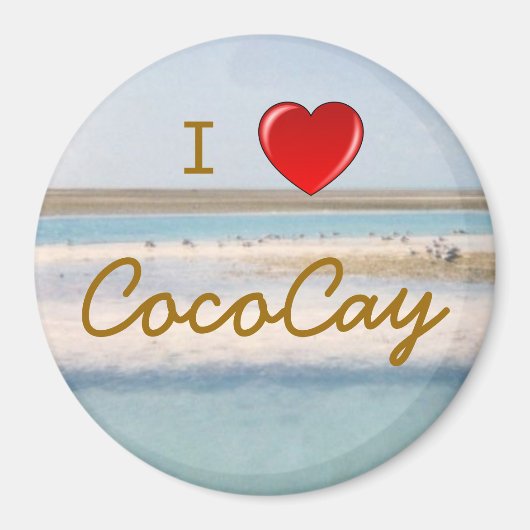 I Liebe CocoCay Magnet (Vorne)