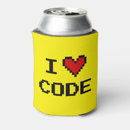 I Liebe-Code kann für Computerprogrammierer kühler Dosenkühler (Kanne Rückseite)