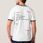 I Liebe-Code-T - Shirt (Rückseite)