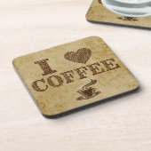I Liebe Coffee Beverage Coaster Getränkeuntersetzer (Linke Seite)