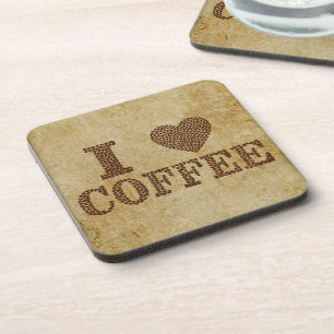 I Liebe Coffee Beverage Coaster Getränkeuntersetzer