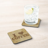 I Liebe Coffee Beverage Coaster Getränkeuntersetzer (Rechte Seite)