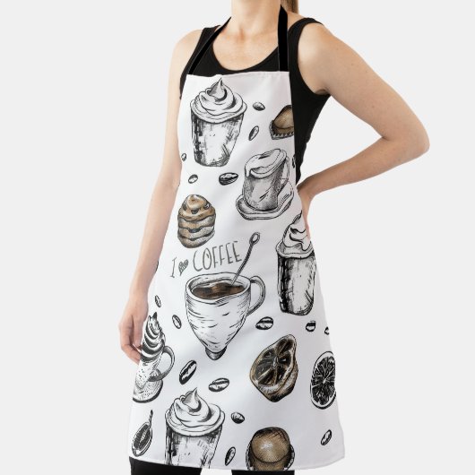 I Liebe Coffee Design, Niedlich Barista Coffee Lov Schürze (InSitu)