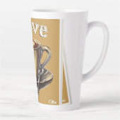 I Liebe Coffee Digital Art Milchtasse (Rechts)