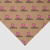 "I Liebe Coffee" Seidenpapier (Ausschnitt)