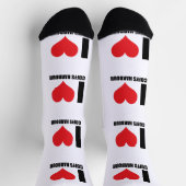 I Liebe Coffs Harbour Socken (Oben)