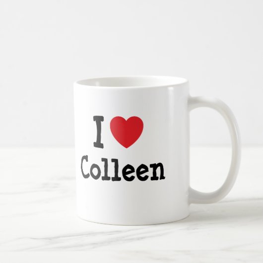 I Liebe Colleen T - Shirt Kaffeetasse (Rechts)