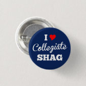 I Liebe-Collegenoppe-Seemann Button (Vorne & Hinten)