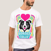 I Liebe Colliese an den Grenzen T-Shirt (Vorderseite)