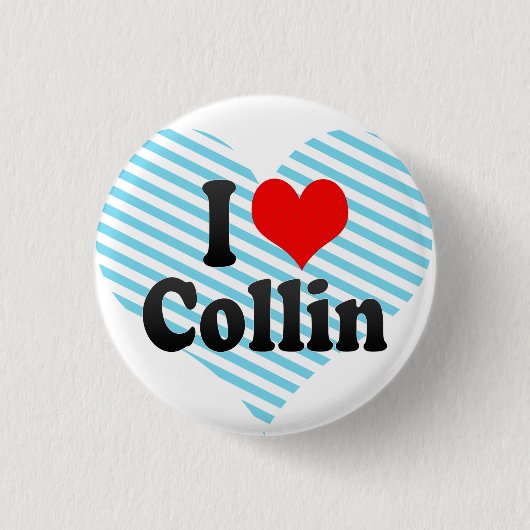 I Liebe Collin Button (Vorderseite)