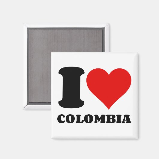 I LIEBE COLOMBIA MAGNET (Vorderseite/Rückseite)
