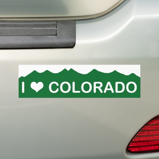 I LIEBE COLORADO AUTOAUFKLEBER (Auf Auto)