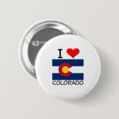 I Liebe Colorado Button (Vorne & Hinten)