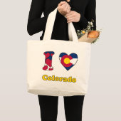I Liebe Colorado Jumbo Stoffbeutel (Vorderseite (Produkt))