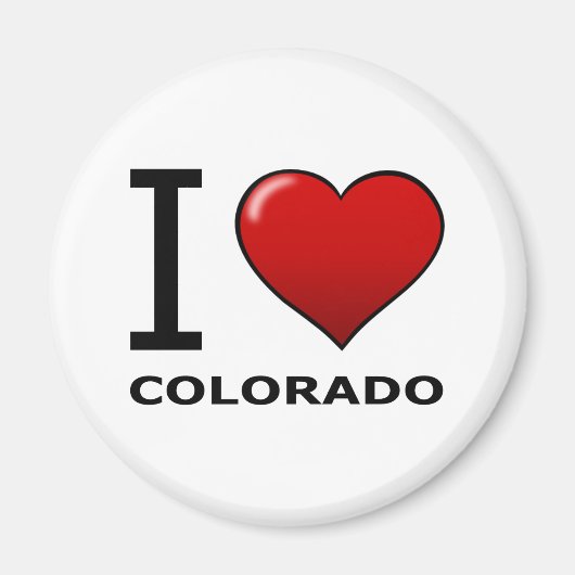 I LIEBE COLORADO MAGNET (Vorne)