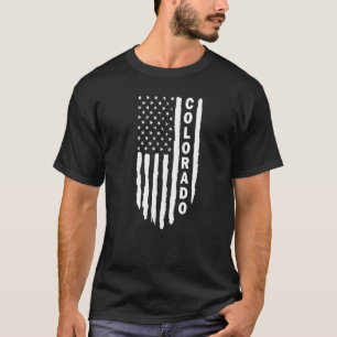 I Liebe Colorado Patriotische Colorado ist Zuhause T-Shirt