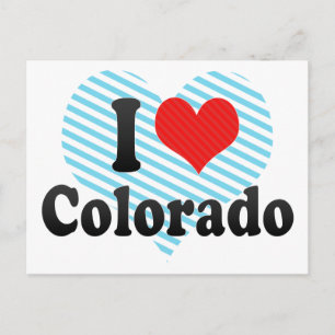 I Liebe Colorado Postkarte