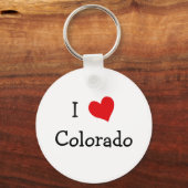 I Liebe Colorado Schlüsselanhänger (Vorderseite)