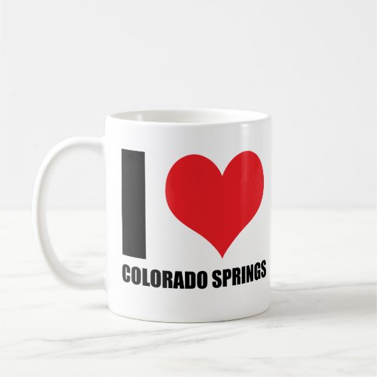 I Liebe Colorado Springs Kaffeetasse (Links)