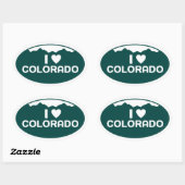 I Liebe Colorado Sticker (Blatt)