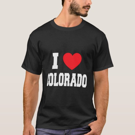 I Liebe Colorado T-Shirt (Vorderseite)