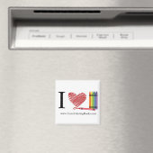 I Liebe Coloring Magnet (In Situ (Geschirrspüler))